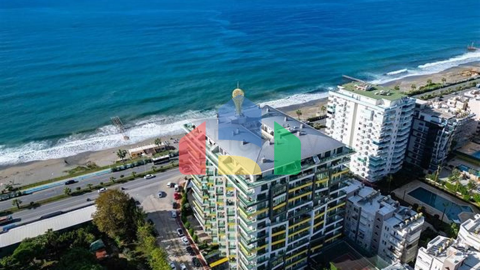 Двокімнатна квартира 1 + 1 з розвиненою інфраструктурою в районі Махмутлар