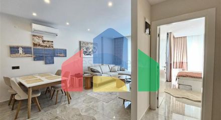 Двокімнатна квартира 1 + 1 з розвиненою інфраструктурою в районі Махмутлар