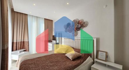 Двокімнатна квартира 1 + 1 з розвиненою інфраструктурою в районі Махмутлар