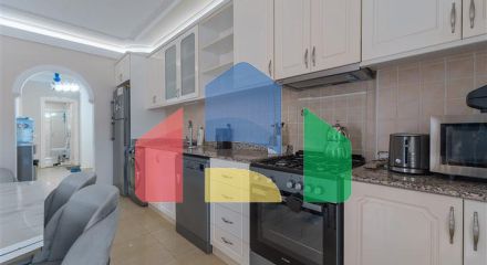 Трёхкомнатная квартира 2+1 с мебелью в центре района Махмутлар