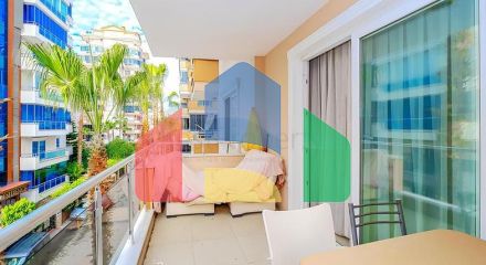 Уютная меблированная квартира 1+1 в жилом комплексе с бассейном