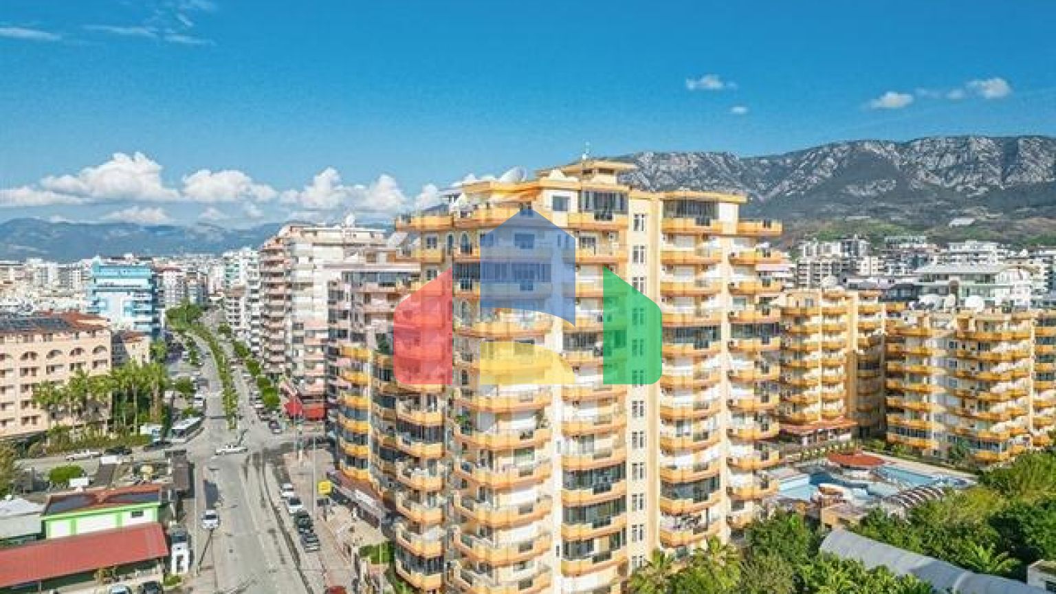 Трёхкомнатная квартира 2+1 с мебелью в районе Махмутлар