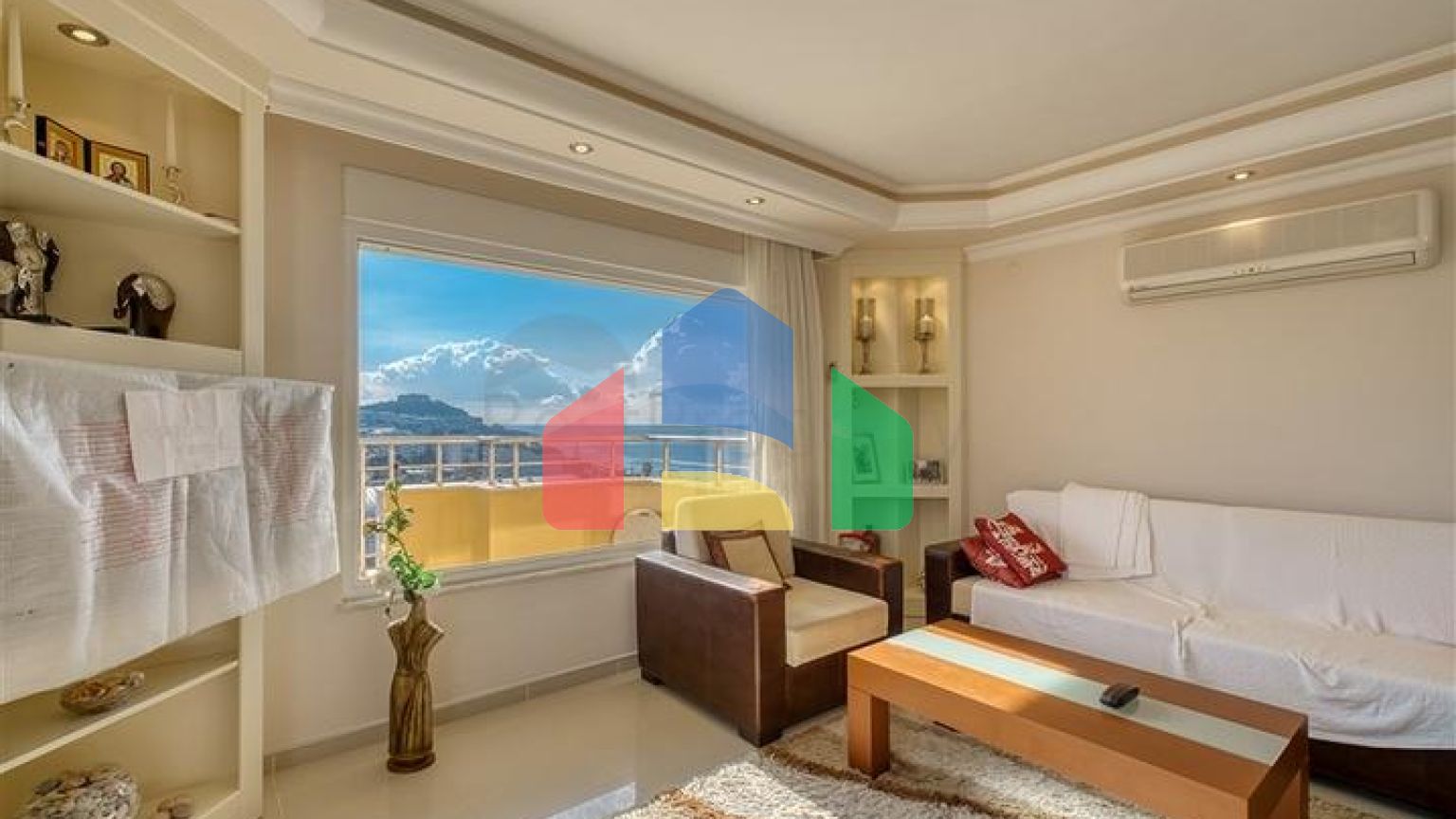 Трёхкомнатная квартира 2+1 с мебелью в районе Махмутлар