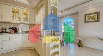 Трёхкомнатная квартира 2+1 с мебелью в районе Махмутлар