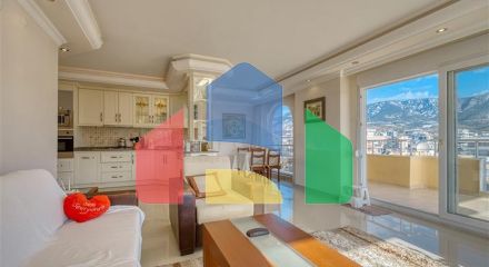 Трёхкомнатная квартира 2+1 с мебелью в районе Махмутлар