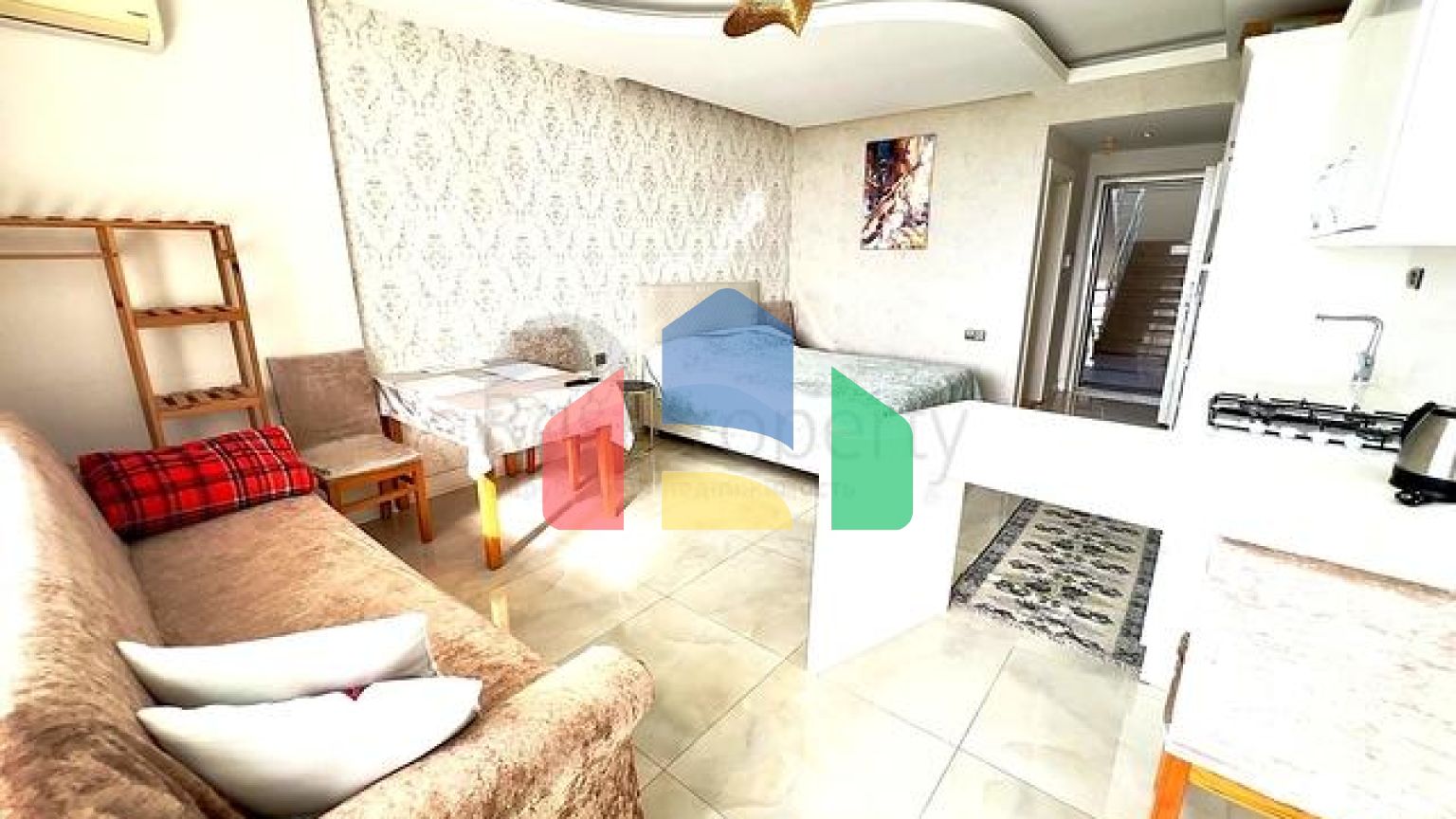 Квартира- студия в районе Махмутлар в 200 метрах от моря