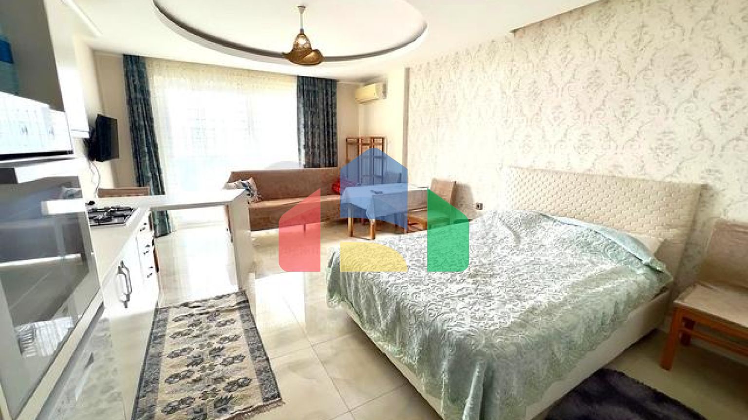 Квартира- студия в районе Махмутлар в 200 метрах от моря