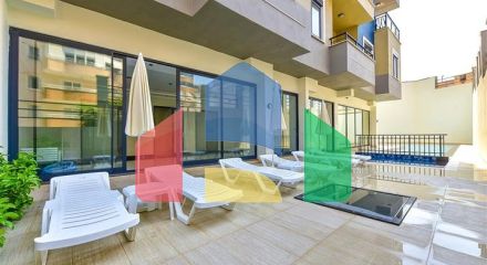 Квартира 1+1 в районе Махмутлар