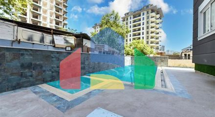 Квартира 2+1 в современном комплексе рядом с морем в Махмутларе