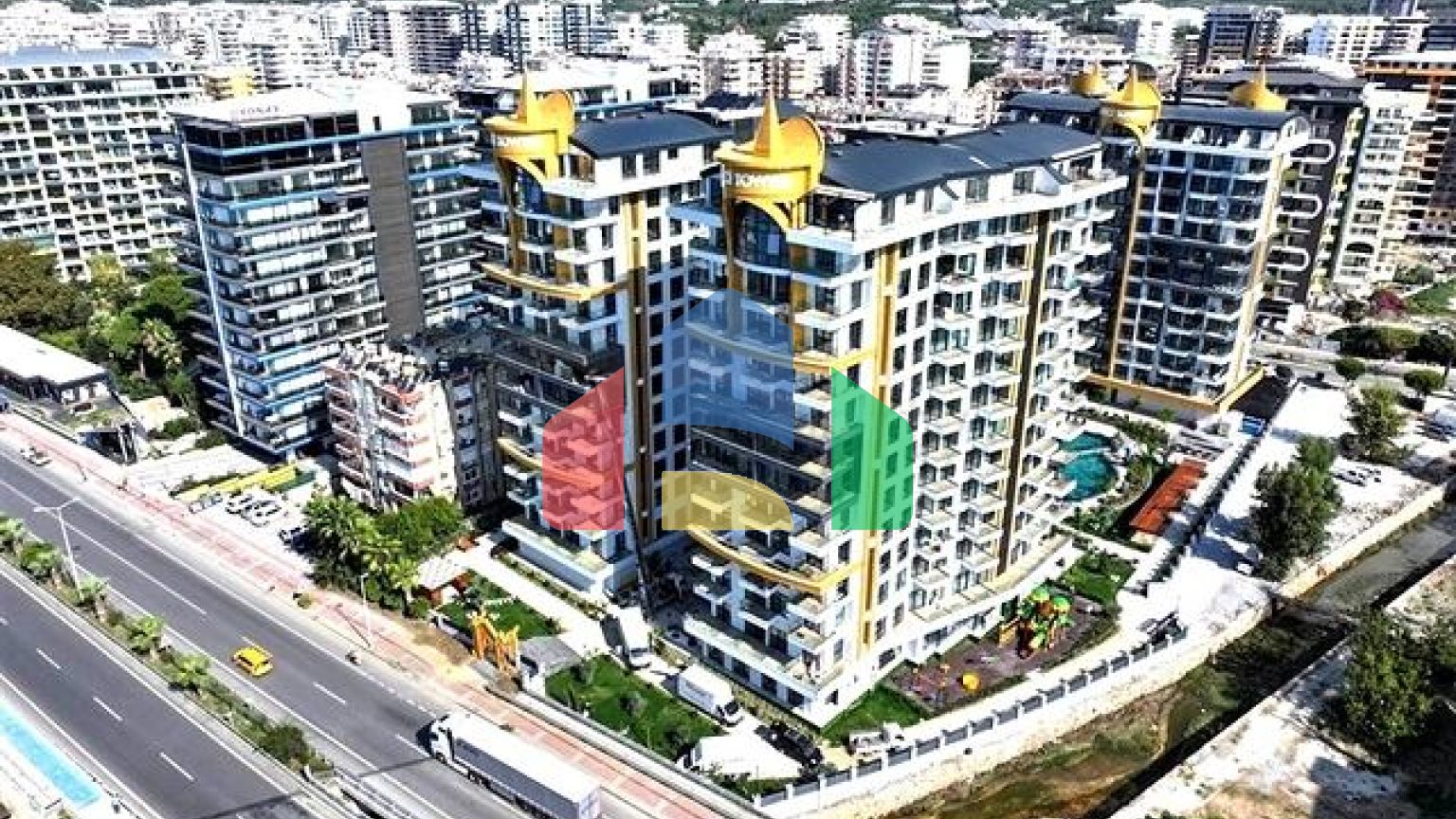 Уютная квартира 1+1 в районе Махмутлар в 50 метрах от моря