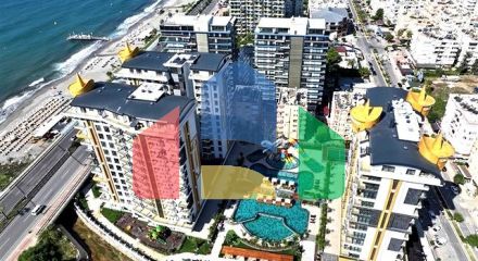 Уютная квартира 1+1 в районе Махмутлар в 50 метрах от моря