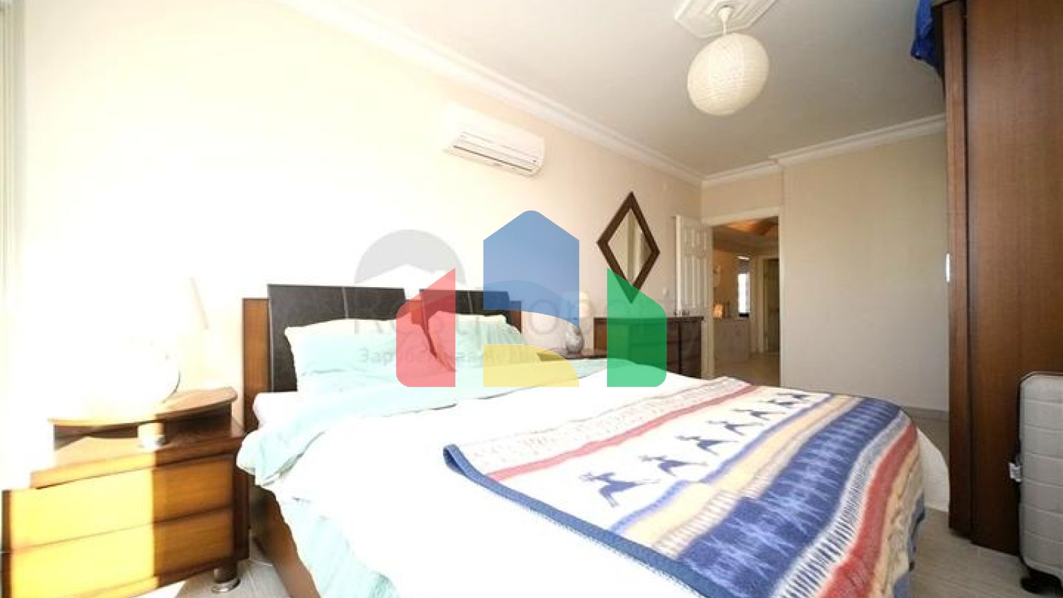 Просторная 2+1 в Махмутларе рядом с центром и морем