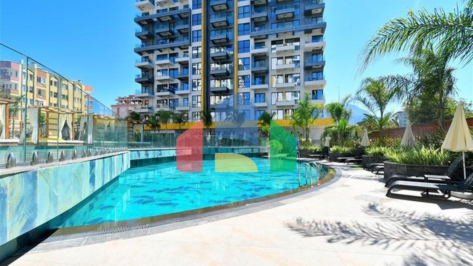 Двухкомнатная квартира 1+1 с современной инфраструктурой в районе Махмутлар