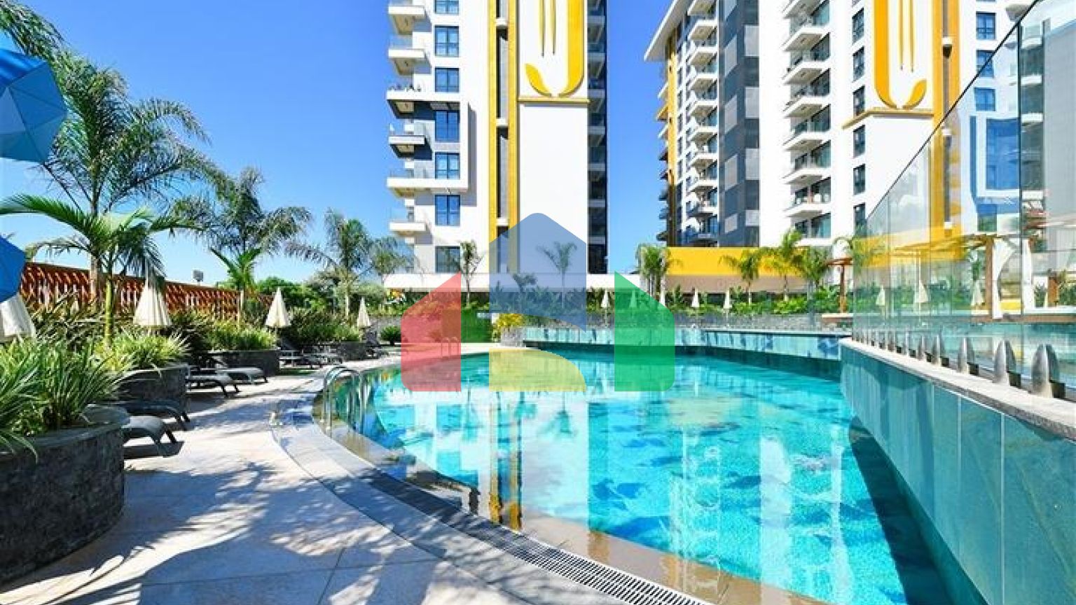 Двухкомнатная квартира 1+1 с современной инфраструктурой в районе Махмутлар