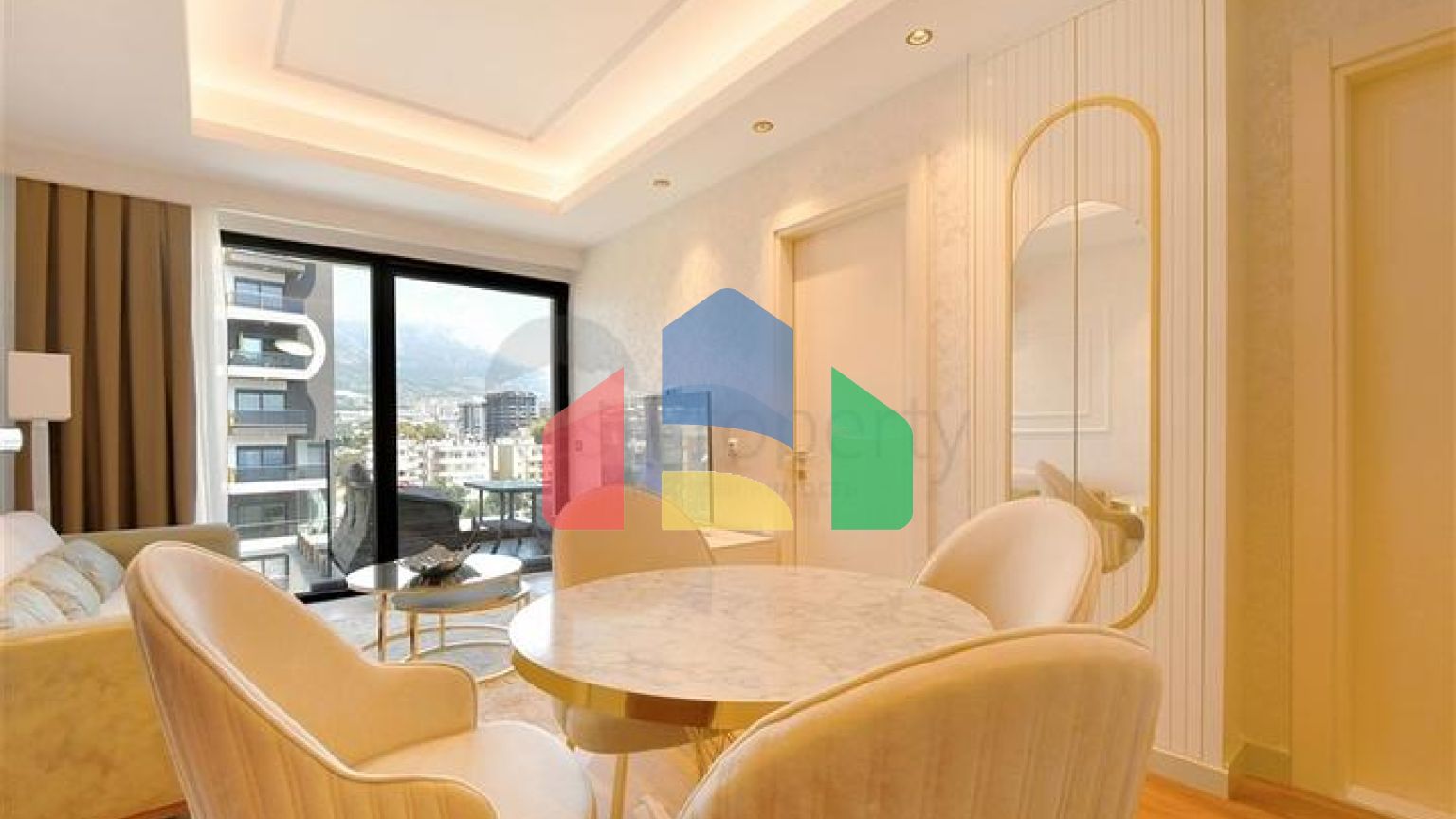 Двухкомнатная квартира 1+1 с современной инфраструктурой в районе Махмутлар