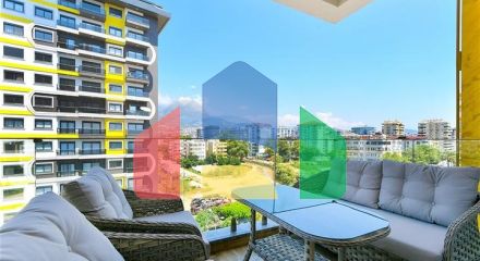 Двухкомнатная квартира 1+1 с современной инфраструктурой в районе Махмутлар