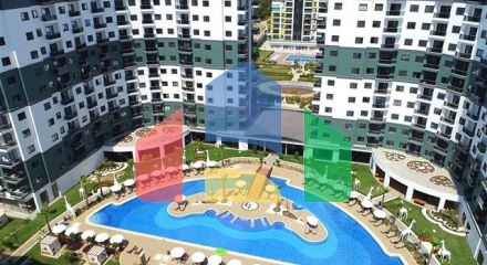 Меблированная квартира 1+1 с развитой инфраструктурой в Махмутларе