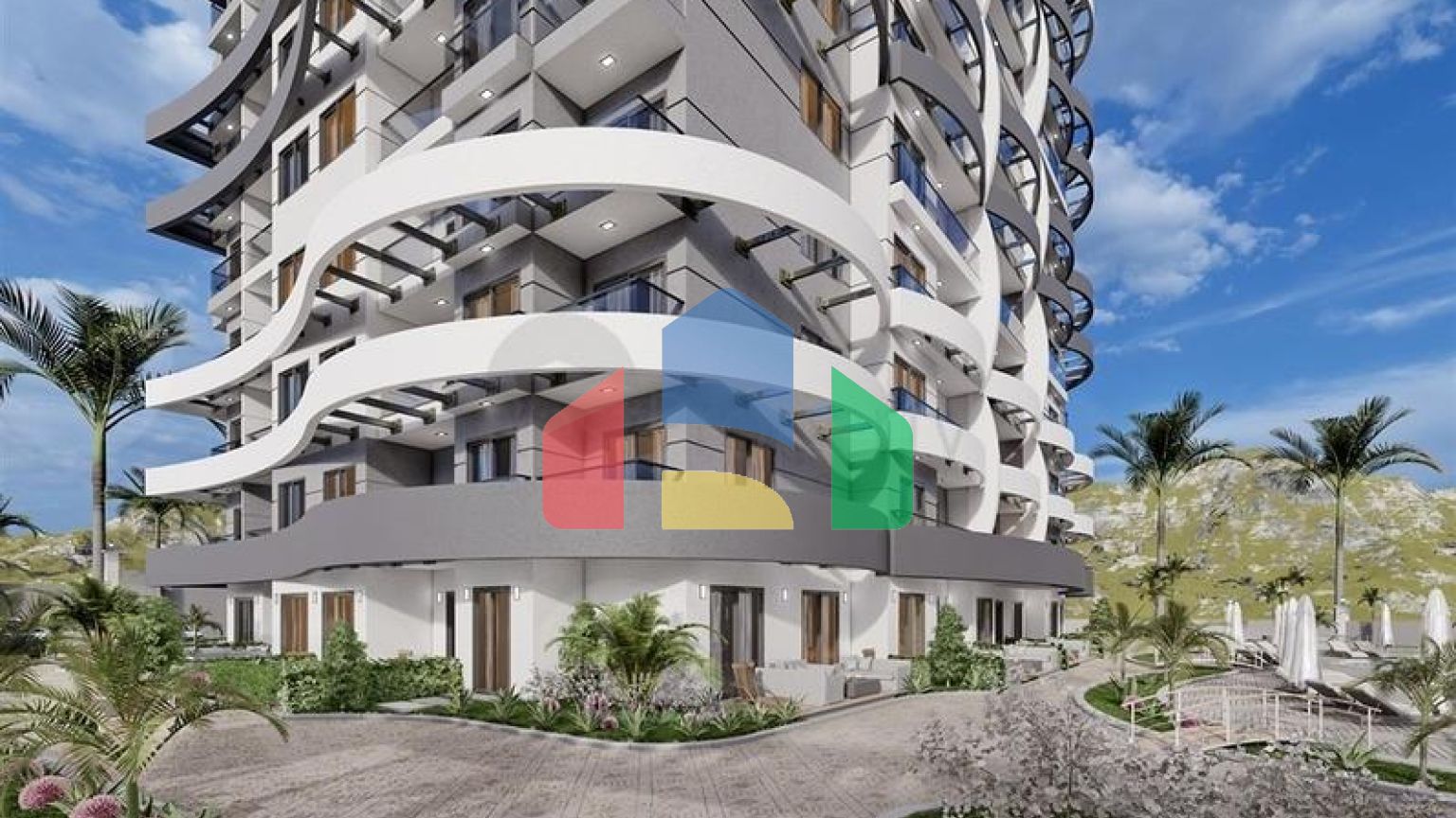 Квартира в строящемся проекте в районе Махмутлар