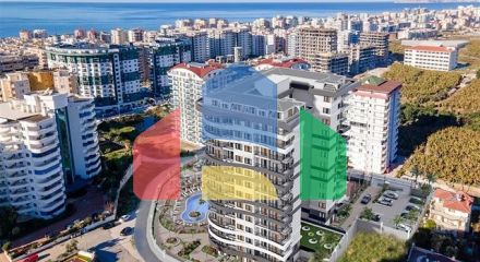 Квартира в строящемся проекте в районе Махмутлар