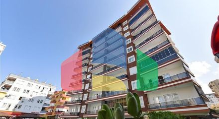 Квартира 2+1 в районе Махмутлар с отдельной кухней в современном комплексе