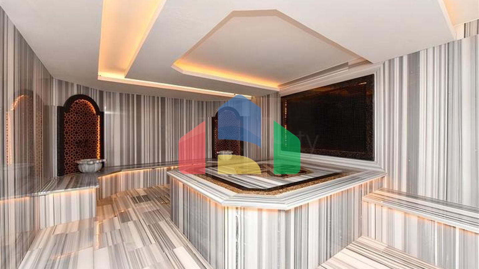 Квартира 2+1 в районе Махмутлар с отдельной кухней в современном комплексе