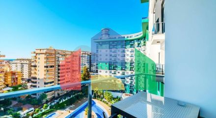 Современная квартира с полной инфраструктурой в Махмутларе