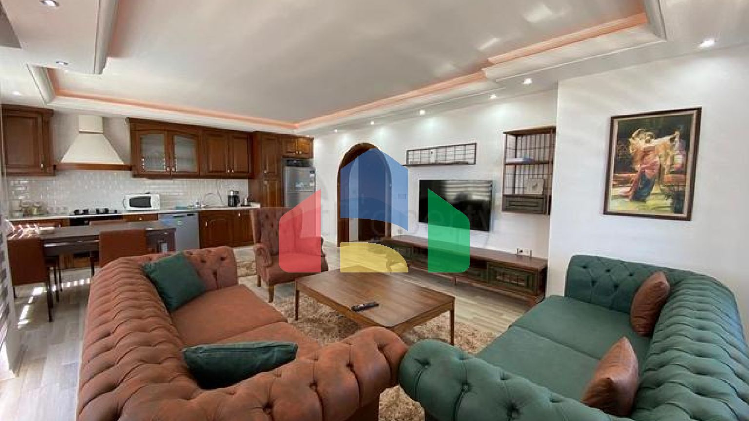 Трёхкомнатная квартира с большой площадью и развитой инфраструктурой в районе Махмутлар