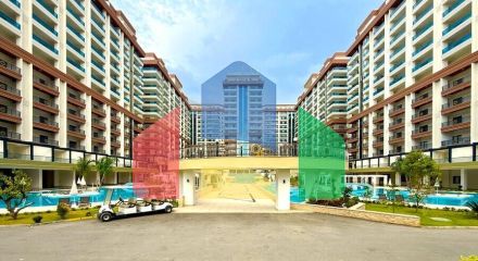 Современная квартира 1+1 с садовым этажом в комплексе с богатой инфраструктурой