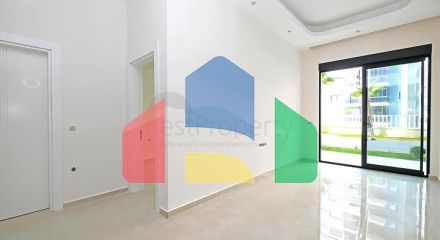 Современная квартира 1+1 с садовым этажом в комплексе с богатой инфраструктурой