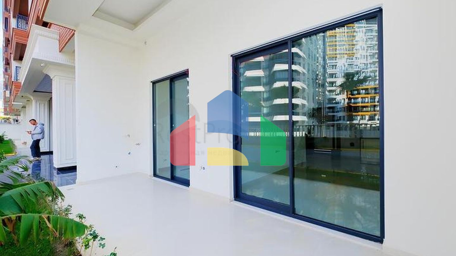 Современная квартира 1+1 с садовым этажом в комплексе с богатой инфраструктурой