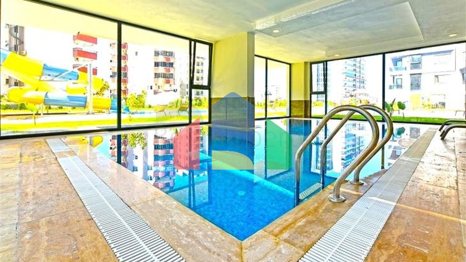 Современная квартира 1+1 с богатой инфраструктурой в районе Махмутлар