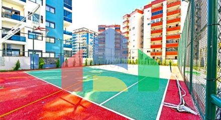 Современная квартира 1+1 с богатой инфраструктурой в районе Махмутлар