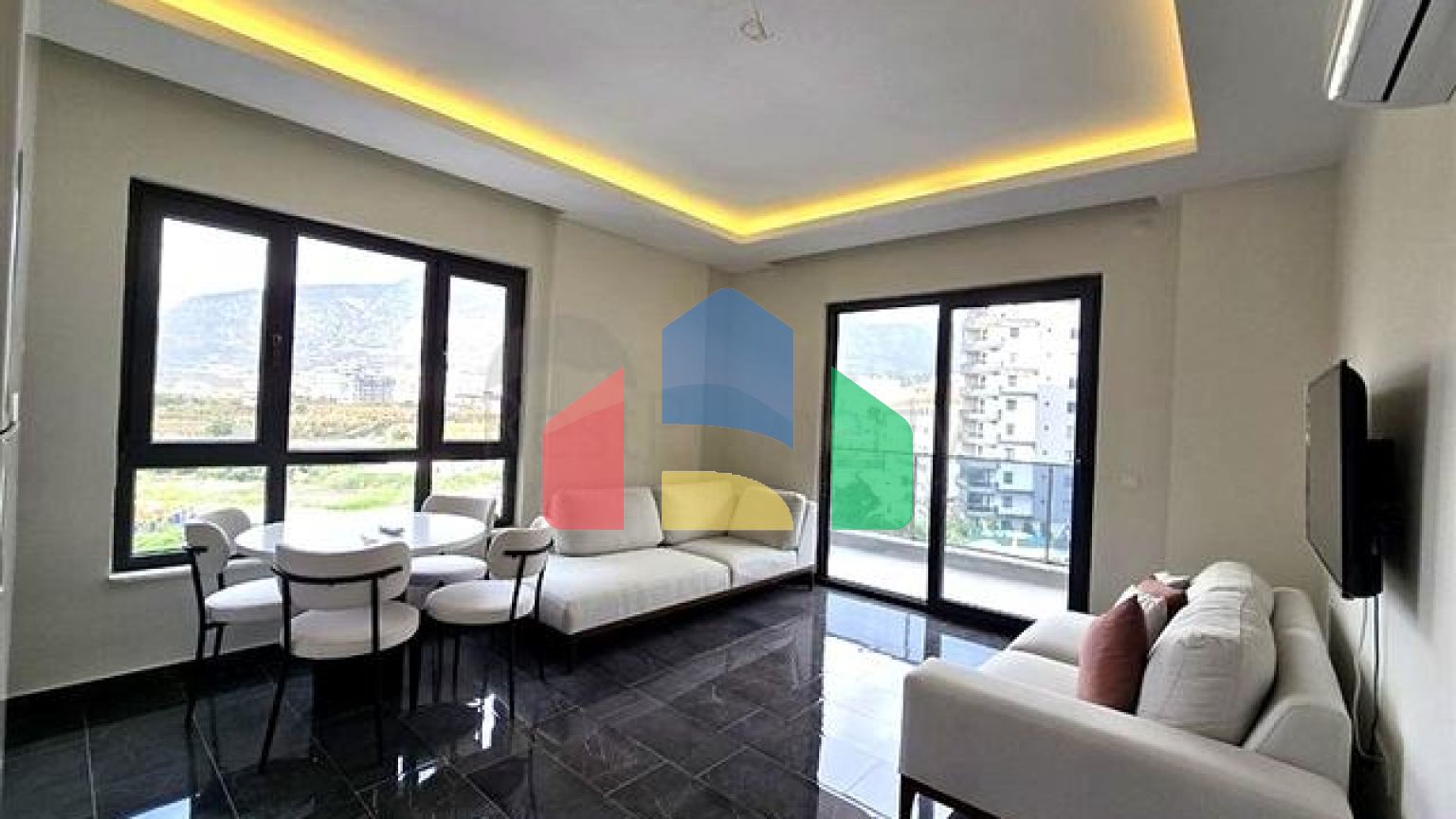 Современная квартира 1+1 с богатой инфраструктурой в районе Махмутлар