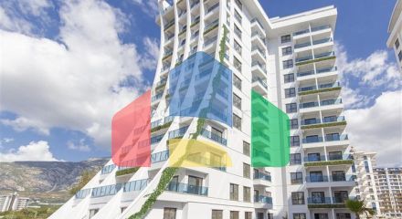 Современная квартира 1+1 в новом комплексе с бассейном и спа-зоной в Махмутларе