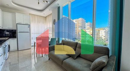 Двухкомнатная квартира 1+1 с мебелью в районе Махмутлар