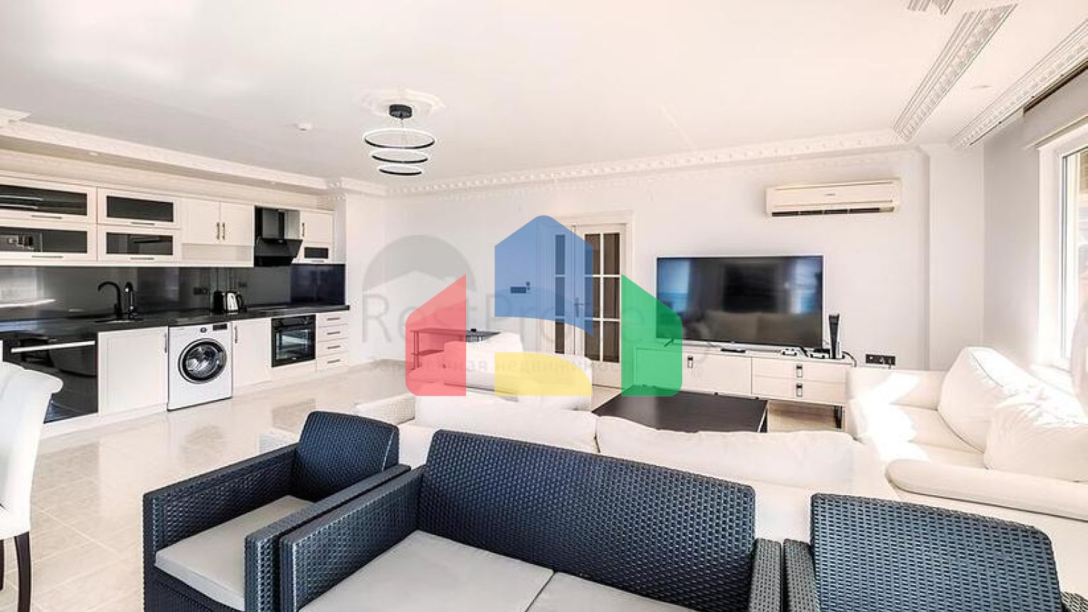 Квартира 2+1 в районе Махмутлар в 150 м от моря