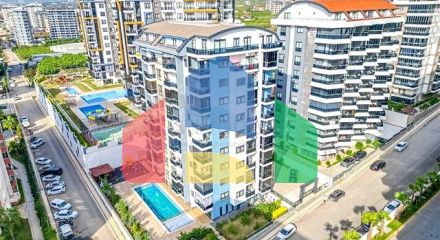 Квартира 1+1 с полной инфраструктурой комплекса в районе Махмутлар Квартира 1+1 с полной инфраструктурой комплекса в районе Махмутлар