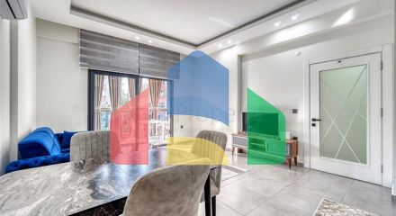 Квартира 1+1 с полной инфраструктурой комплекса в районе Махмутлар