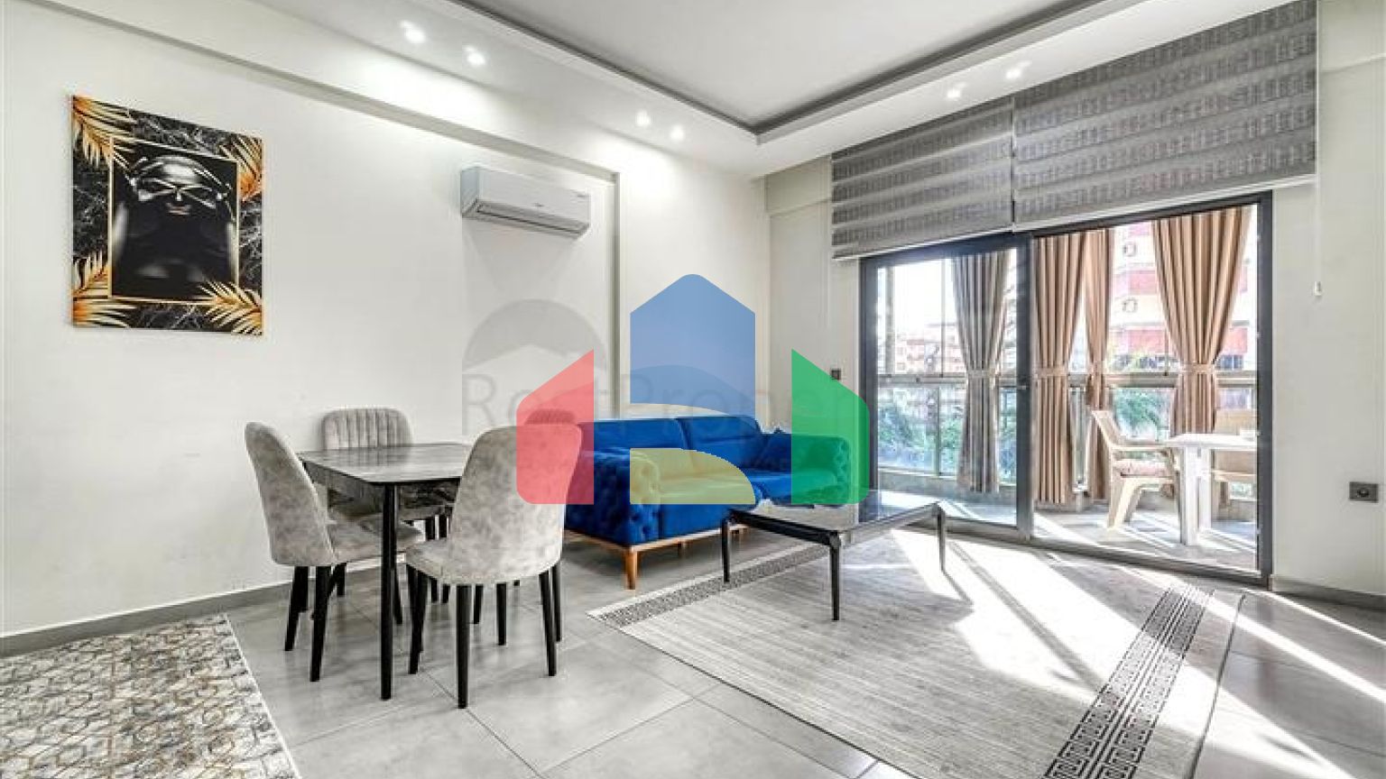 Квартира 1+1 с полной инфраструктурой комплекса в районе Махмутлар