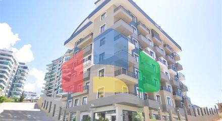 Уютная квартира 1+1 в современном доме в Махмутларе