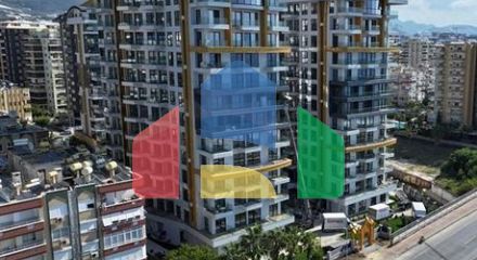 Трёхкомнатная квартира 2+1 в районе Махмутлар