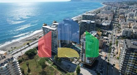 Трёхкомнатная квартира 2+1 в районе Махмутлар