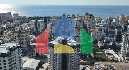 Современная двухкомнатная квартира 1+1 в Махмутларе