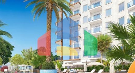 Современная двухкомнатная квартира 1+1 в Махмутларе