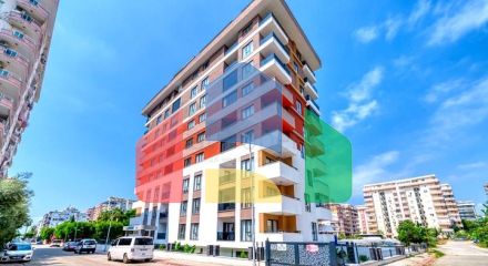 Квартира 1+1 с инфраструктурой комплекса в районе Махмутлар