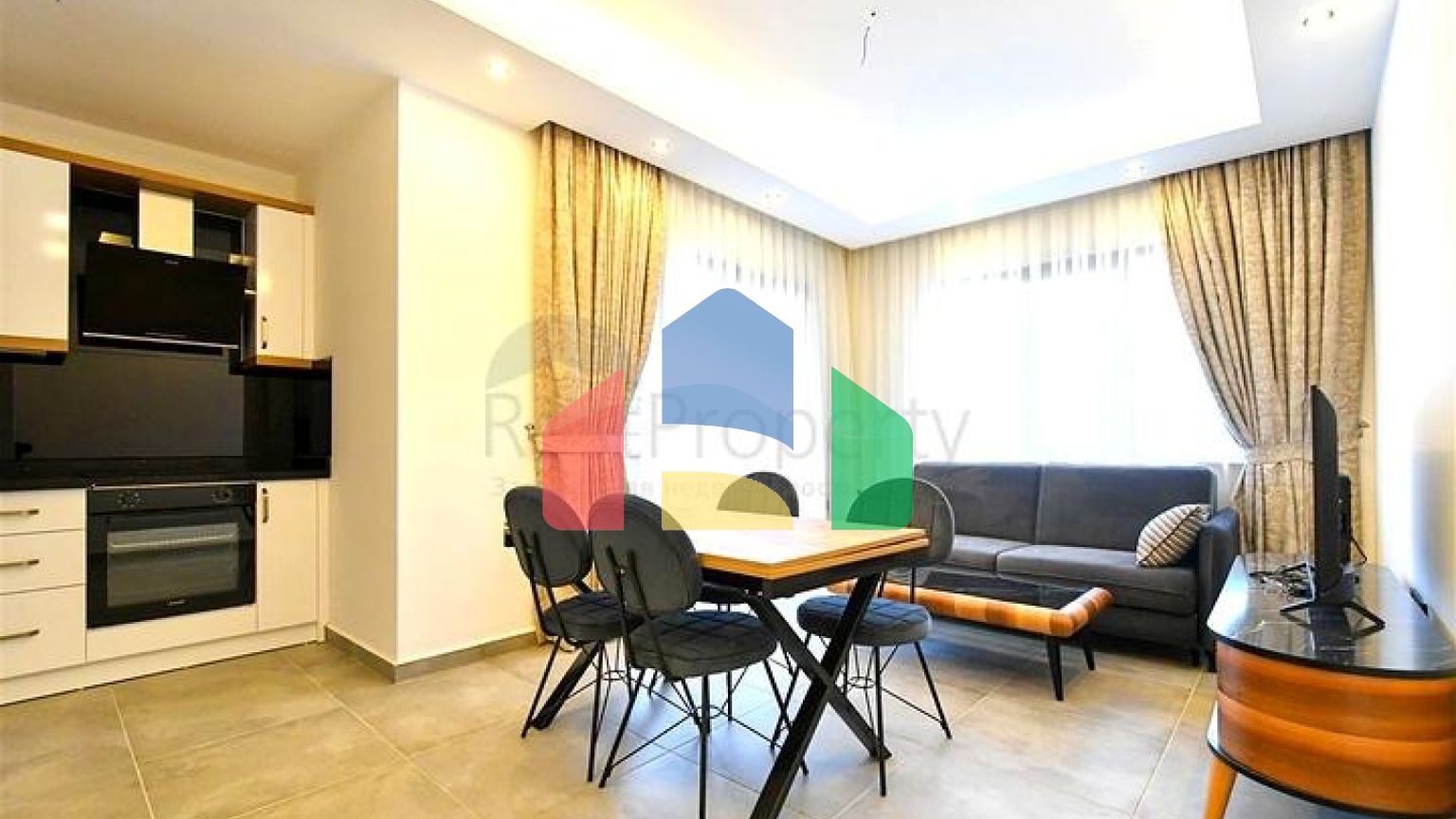 Квартира 1+1 с инфраструктурой комплекса в районе Махмутлар