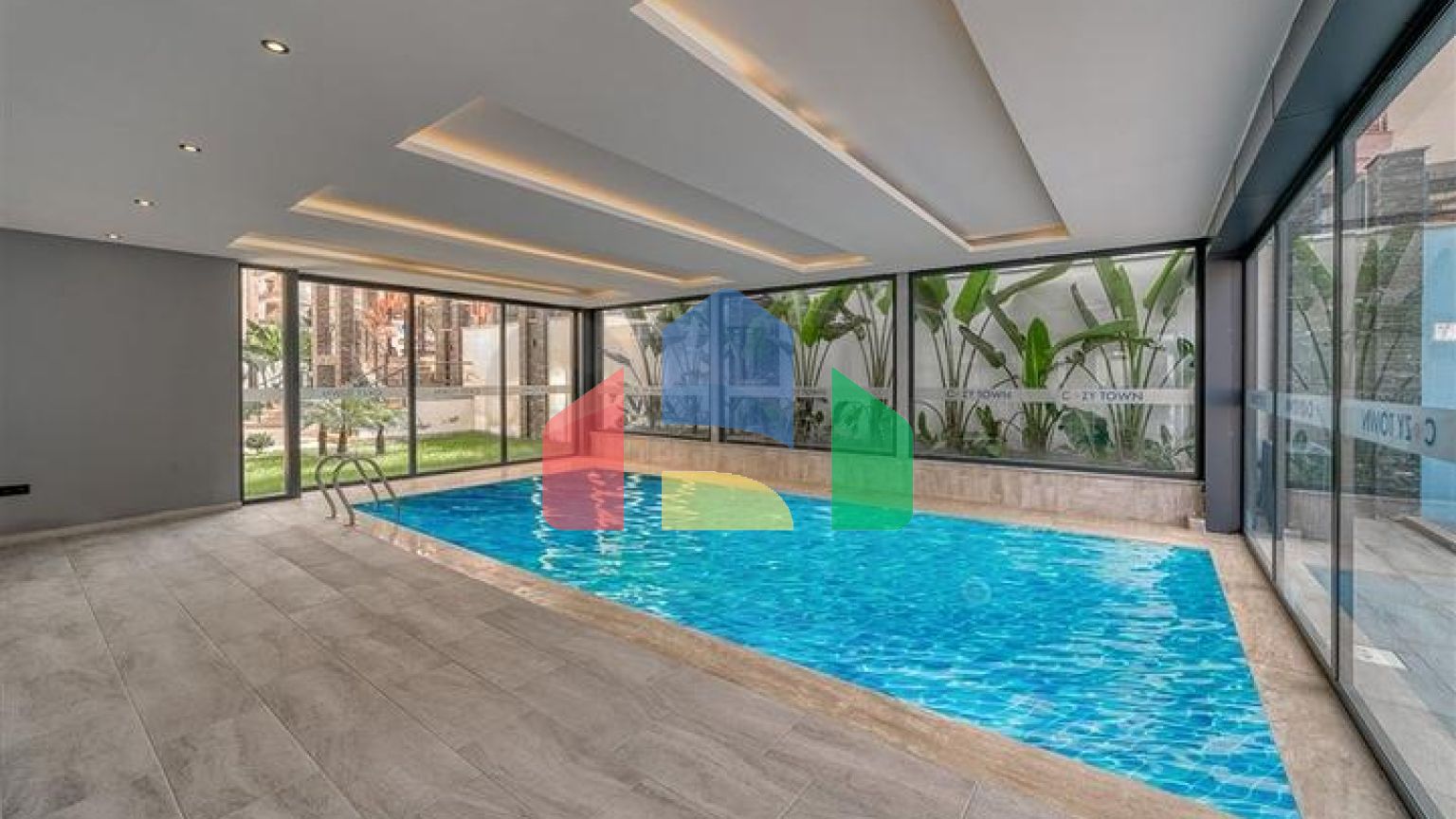 Современная квартира 1+1 в новом комплексе в Махмутларе всего 350 м от моря