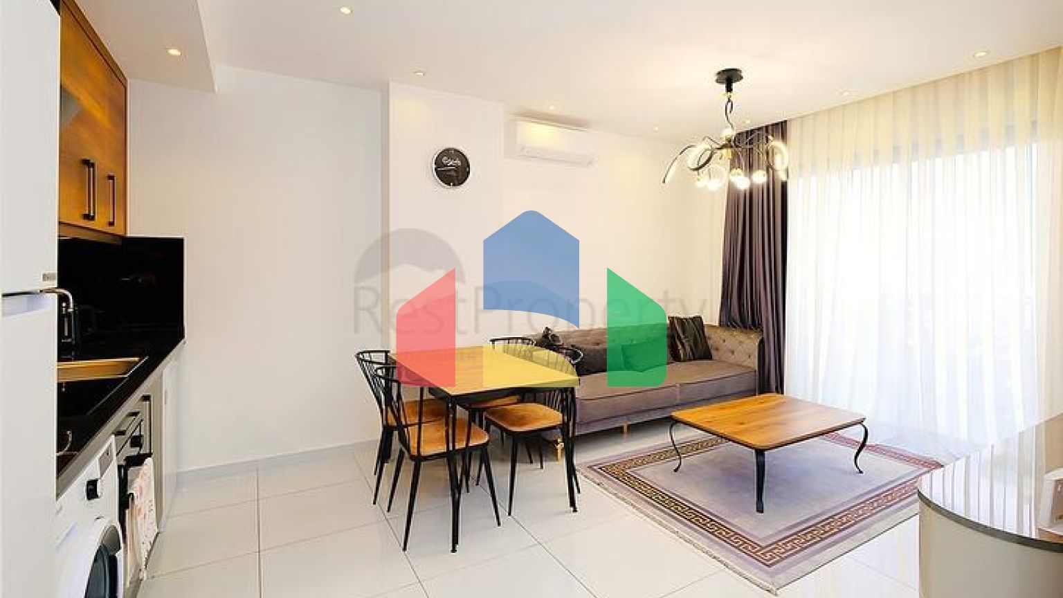 Уютная меблированная квартира 1+1 в современном жилом комплексе