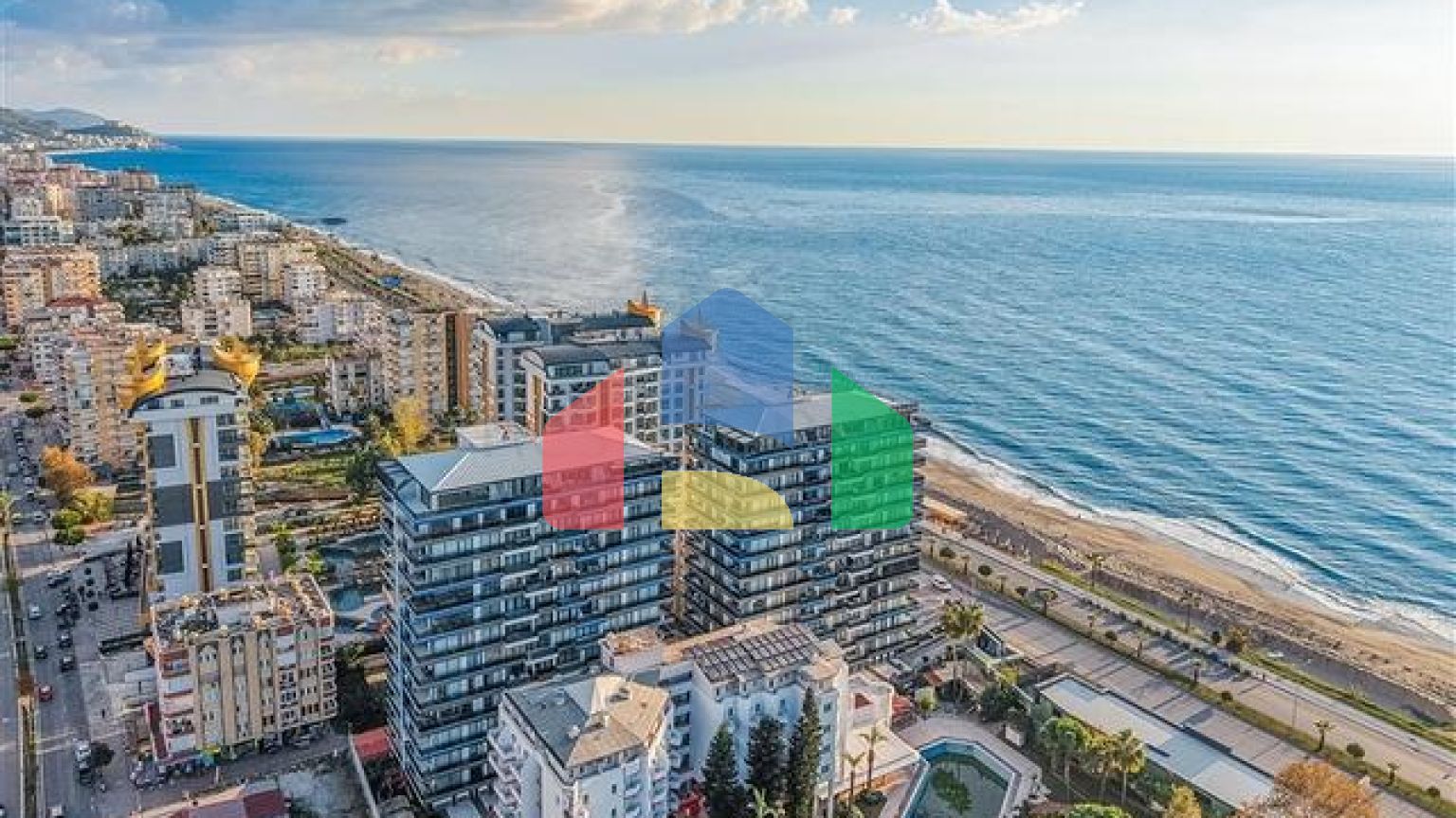 Трёхкомнатная квартира 2+1 с мебелью в районе Махмутлар в 20 м от моря