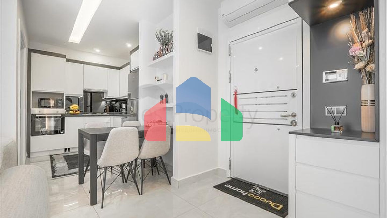 Трёхкомнатная квартира 2+1 с мебелью в районе Махмутлар в 20 м от моря